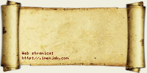 Jasmina Dragović vizit kartica